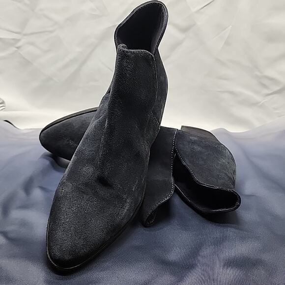 FREE PEOPLE CHARM DOUBLE V ANKLE BOOTS SMOKE SUEDE WOMEN'S SIZE 39 NWOB - Picture 14 of 16